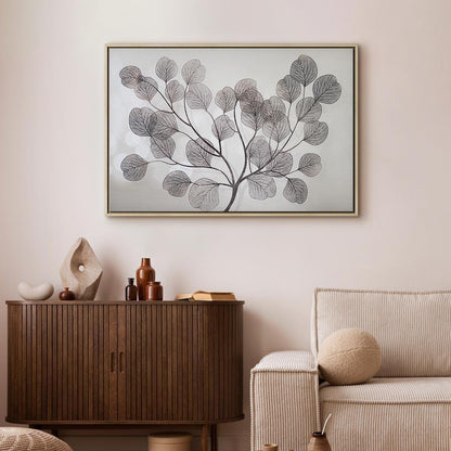 Leinwandbild - Leaves in the Wind (1 Part) Wide