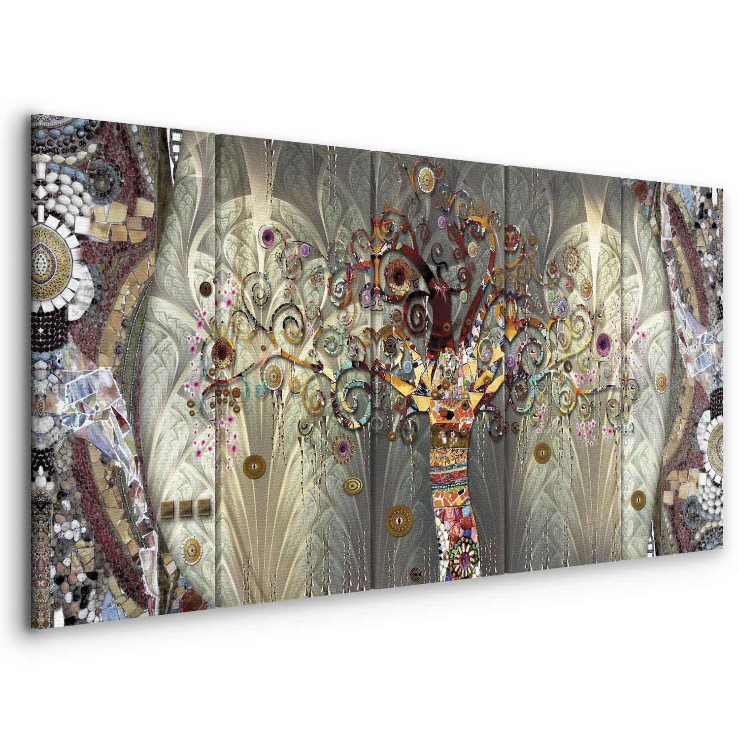 Leinwandbild - Tree of Life (5 Parts) Narrow Artgeist