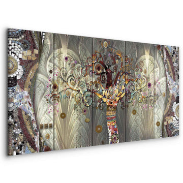 Leinwandbild - Tree of Life (5 Parts) Narrow Artgeist