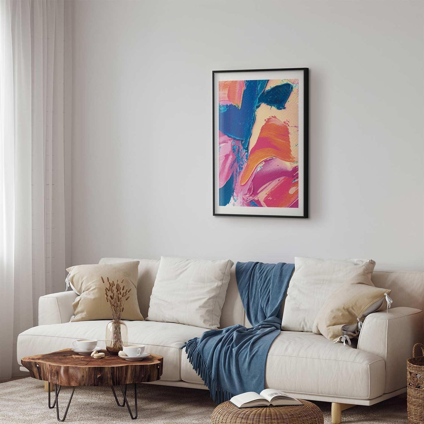 Poster - Colorful Expression - strong contrasts in an energetic composition