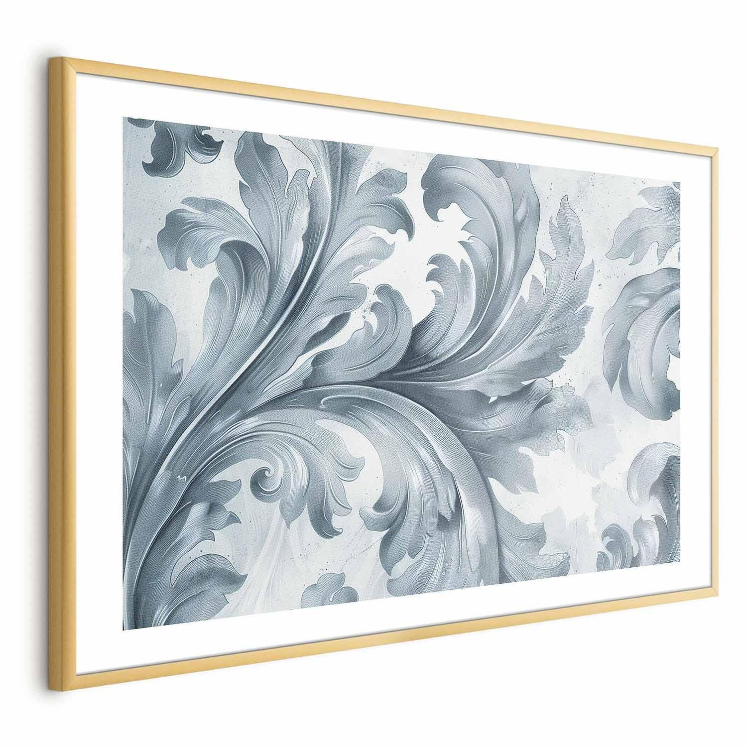 Poster - Stone Ornament in Baroque Style Artgeist