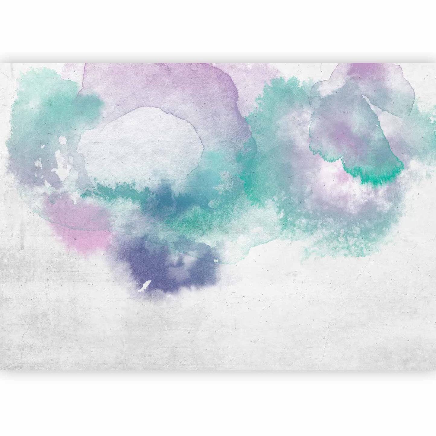 Fototapete – Abstrakte Farbträume in Aquarelloptik
