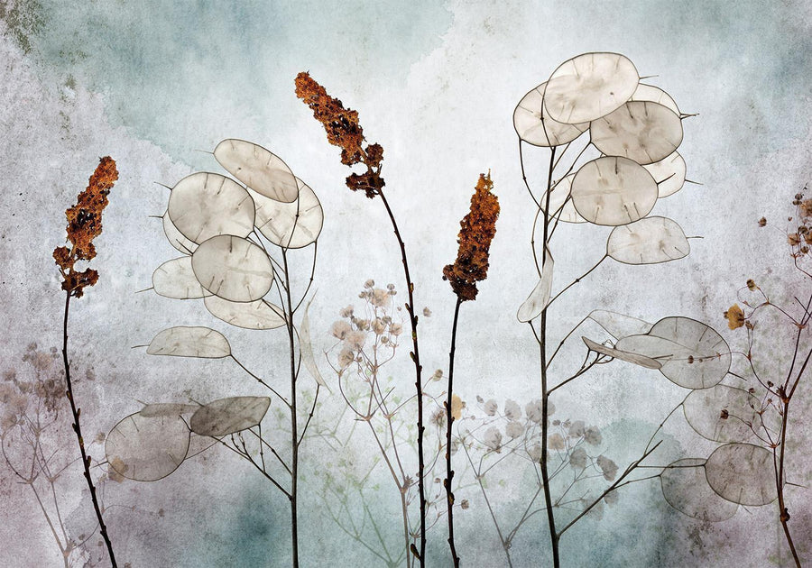 Fototapete - Lunaria in the Meadow Artgeist