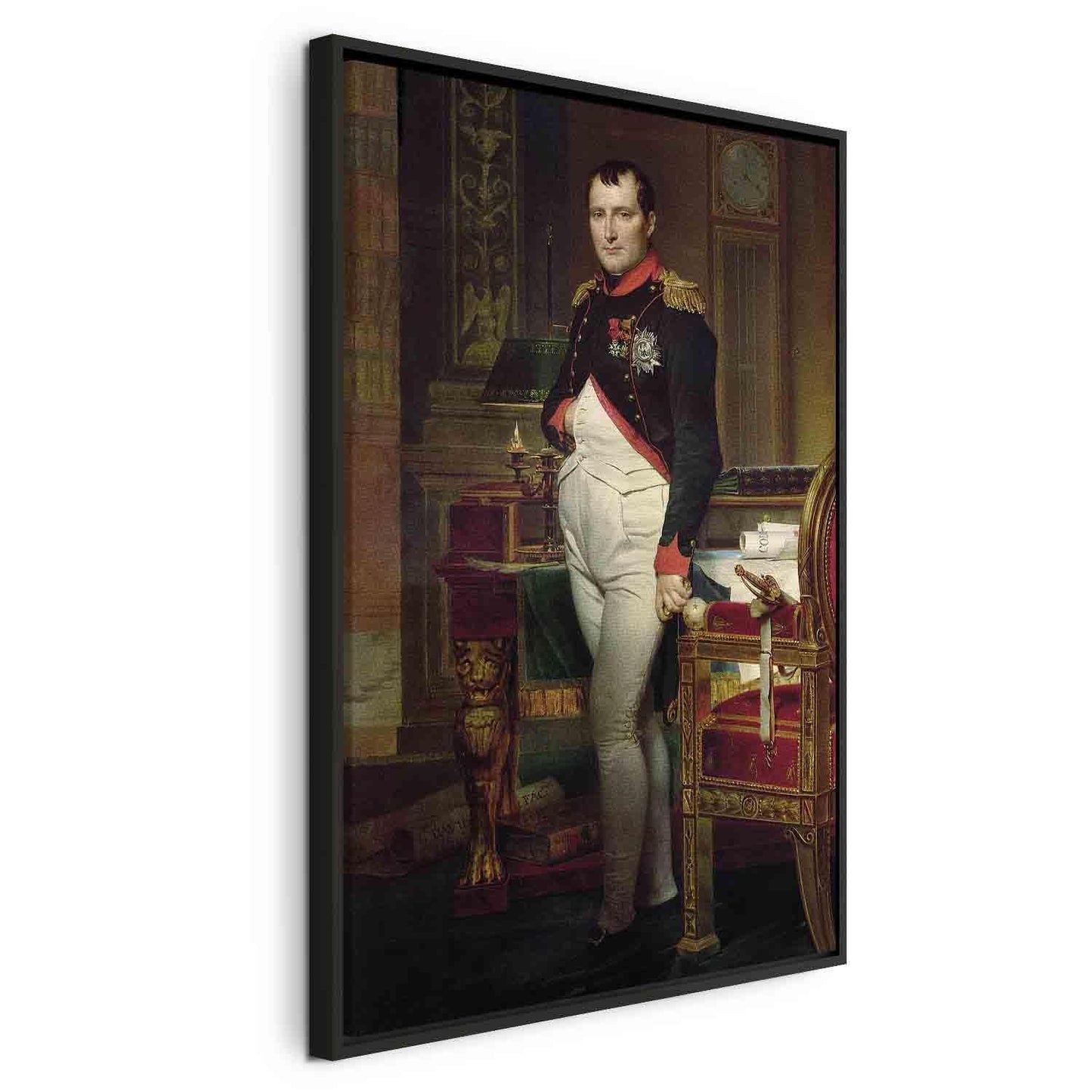 Leinwandbild - Napoleon Bonaparte (Jacques-Louis David) Artgeist