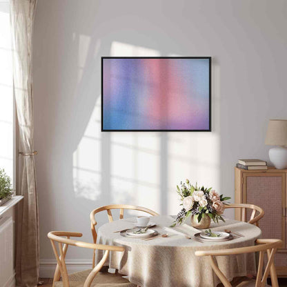 Leinwandbild - Rainbow Gradient - Delicate Multicolored Gradient Resembling Mist Artgeist