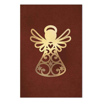 Leinwandbild - Angelic Gold (1 Part) Vertical