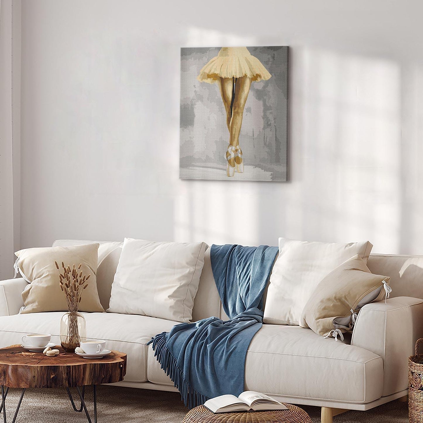 Malen nach Zahlen - Yellow Ballerina