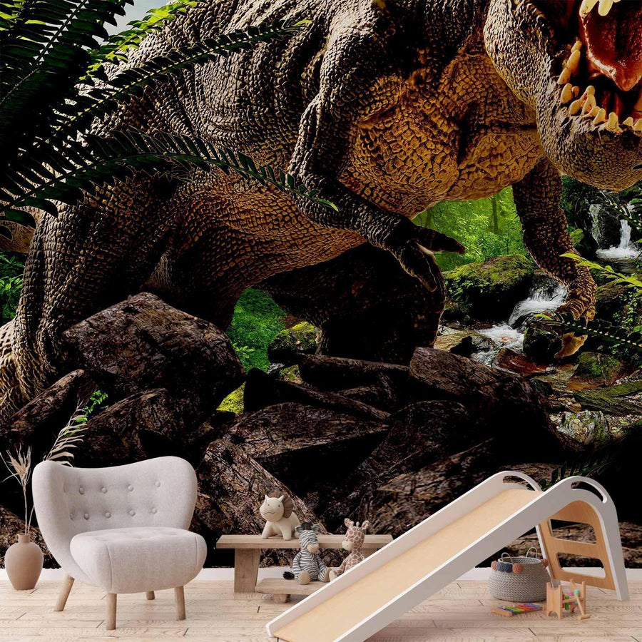 Fototapete - Angry Tyrannosaur Artgeist