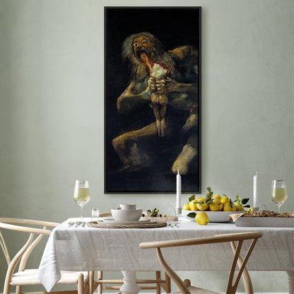 Leinwandbild - Francisco Goya – Saturn Devouring His Son
