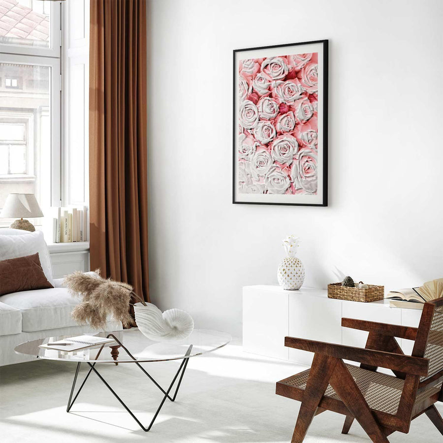 Poster - White Roses Artgeist