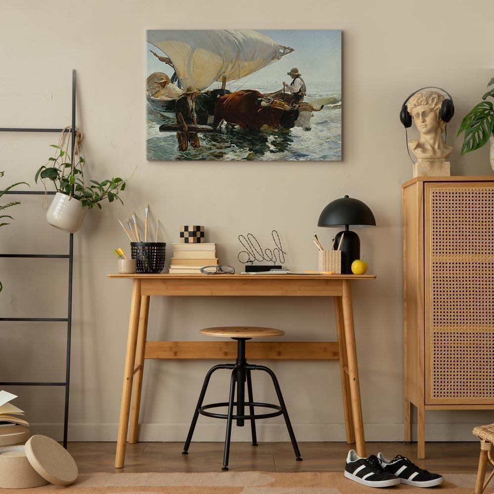 Leinwandbild - Joaquín Sorolla y Bastida – The Return from Fishing