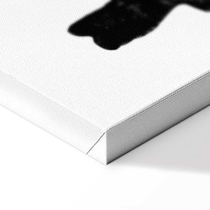 Leinwandbild - Banksy: Girl with Balloon (1 Part) Vertical