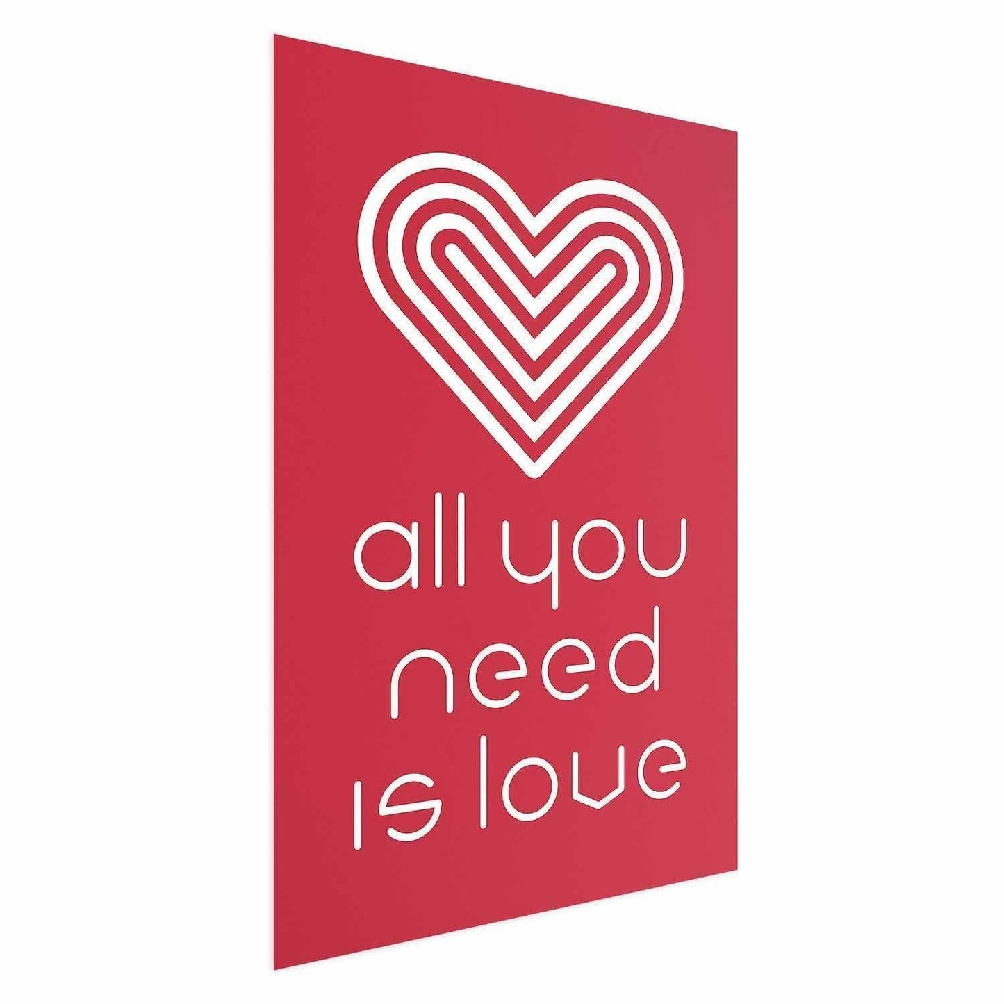 Poster - Let's Love Each Other Artgeist