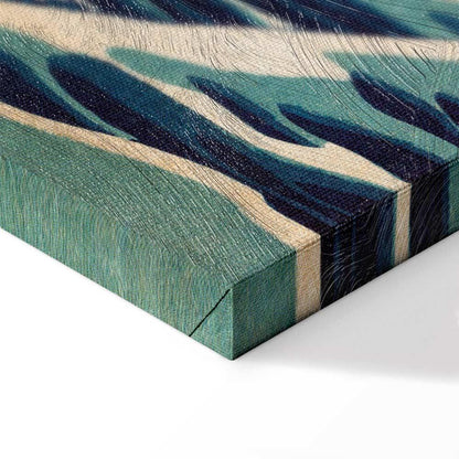 Leinwandbild - The Great Wave off Kanagawa (Reproduction)