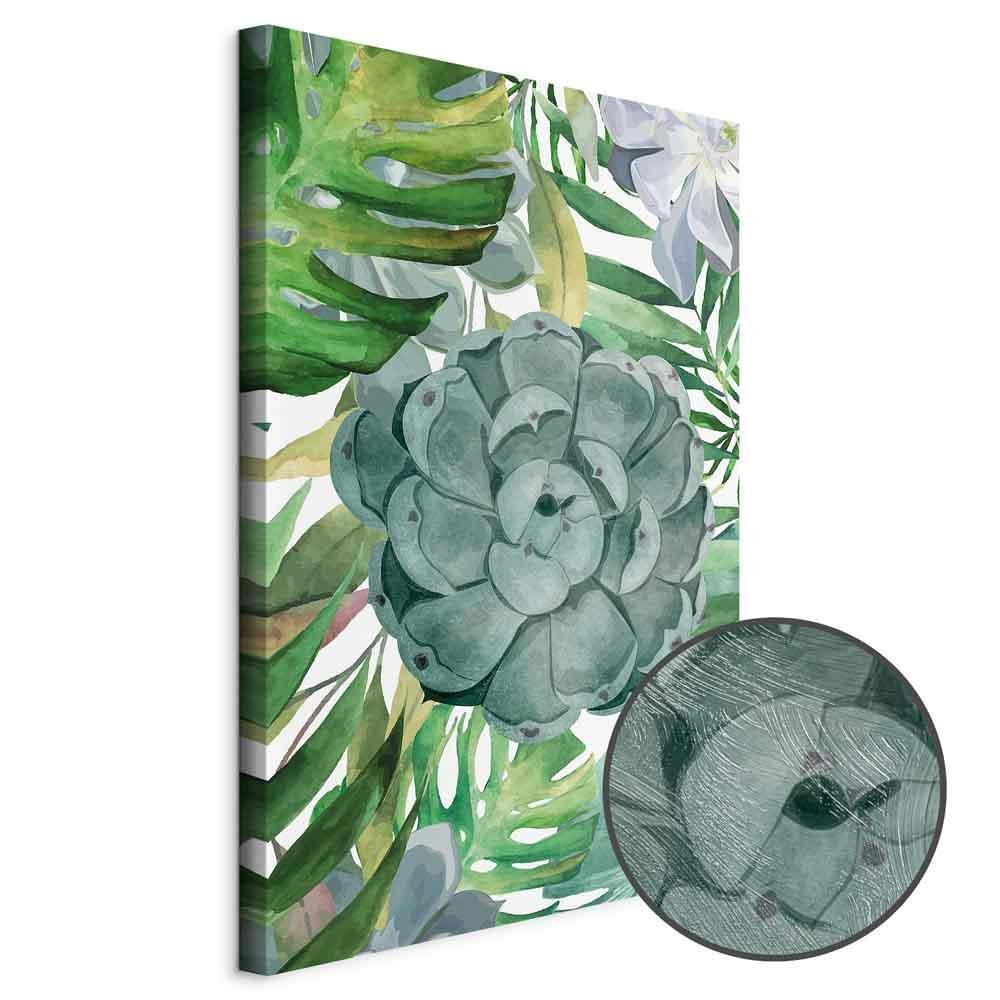 Leinwandbild - Tropical Flora (1 Part) Vertical