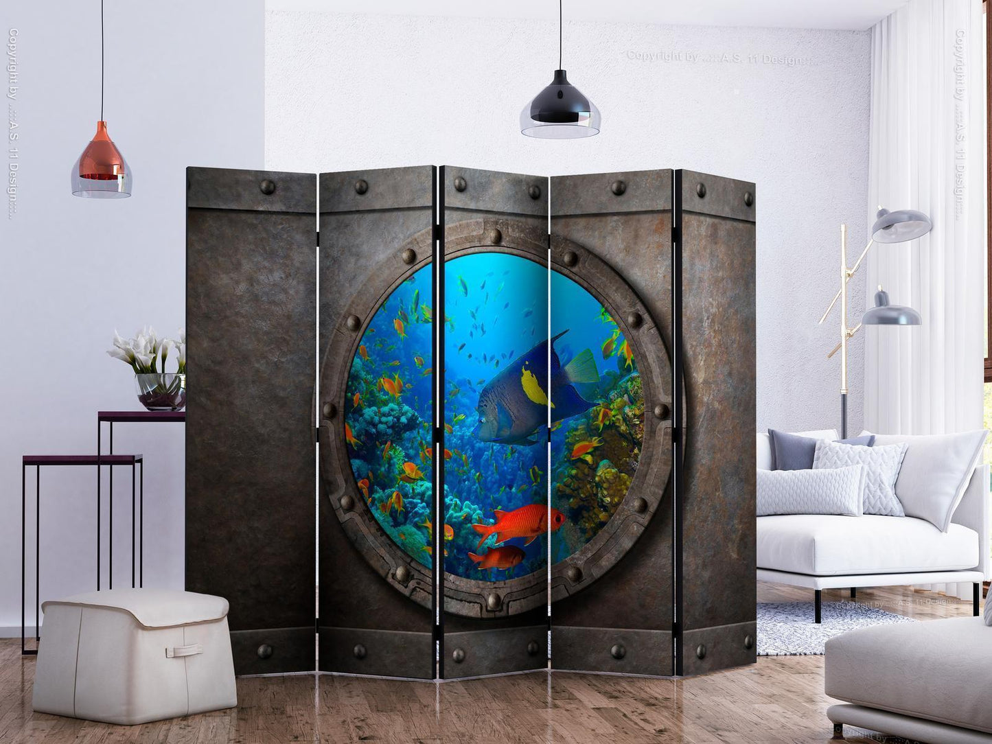 Paravent - Submarine Window II Artgeist