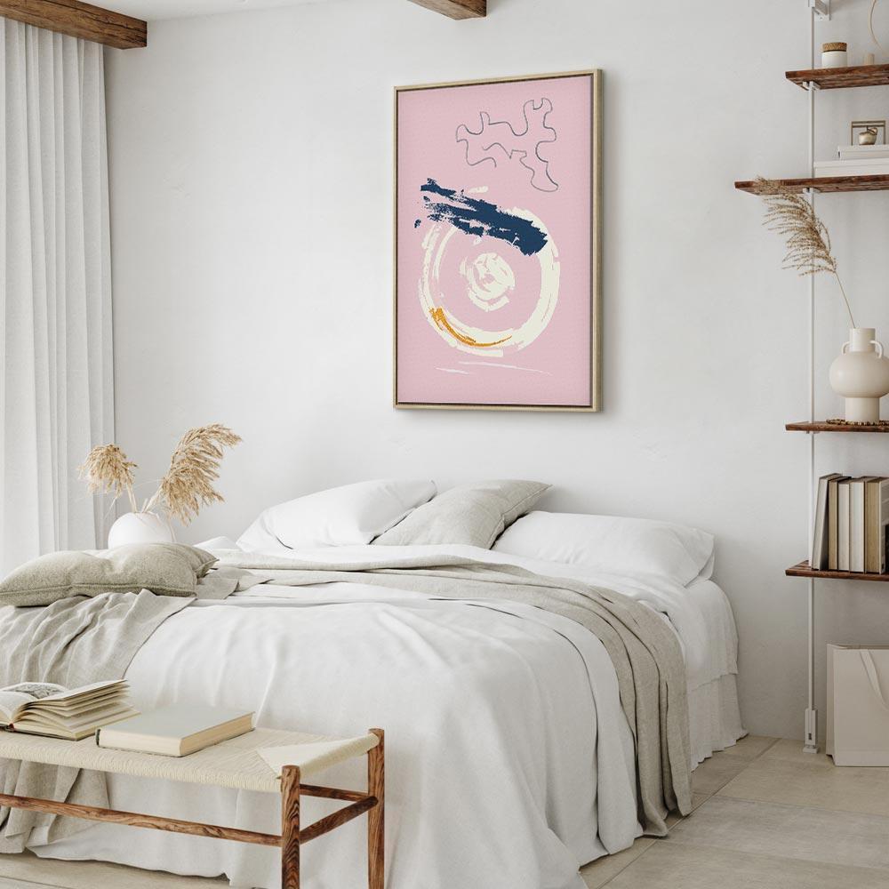 Leinwandbild - Pink Accent (1 Part) Vertical