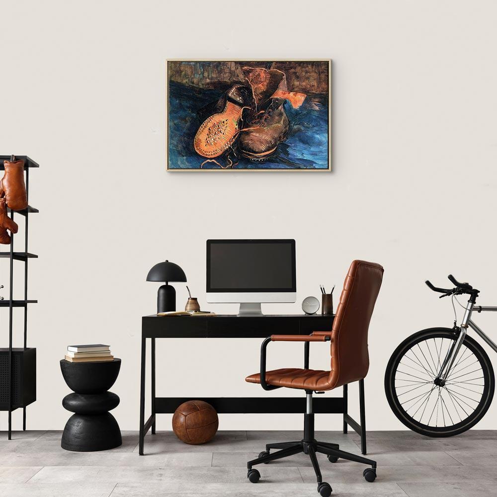 Leinwandbild - Vincent van Gogh – A Pair of Shoes