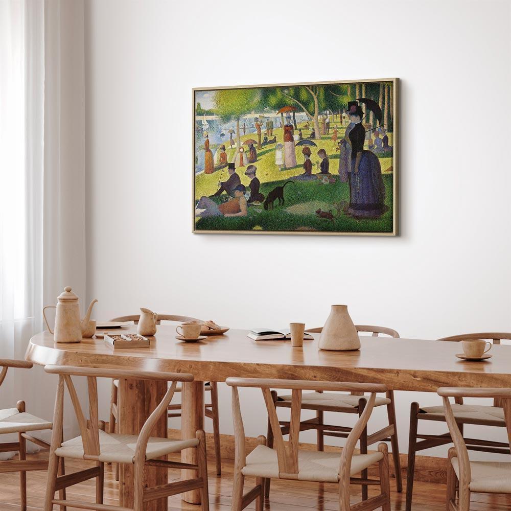 Leinwandbild - Georges Seurat – Sunday Afternoon on the Island of La Grande Jatte