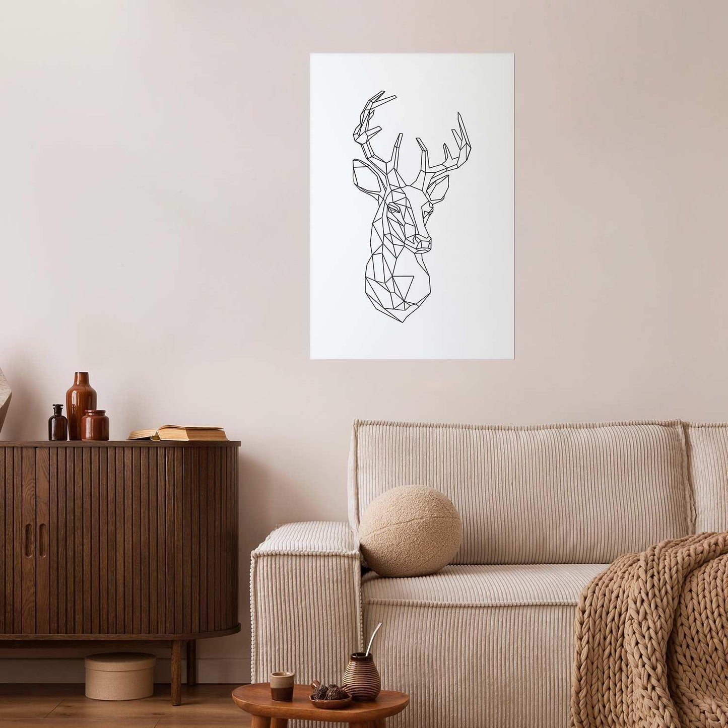 Poster - Geometric Deer Artgeist