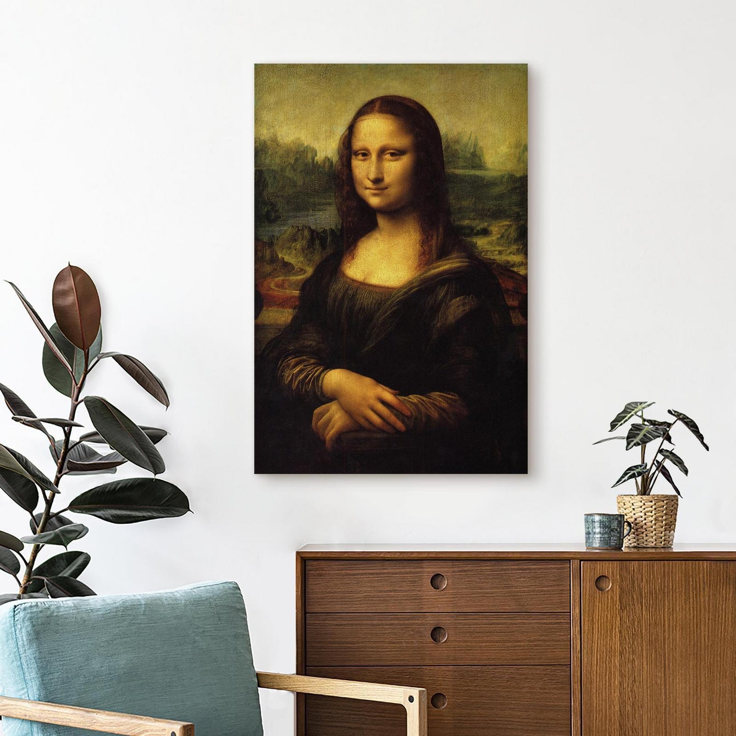 Leinwandbild - Mona Lisa Artgeist
