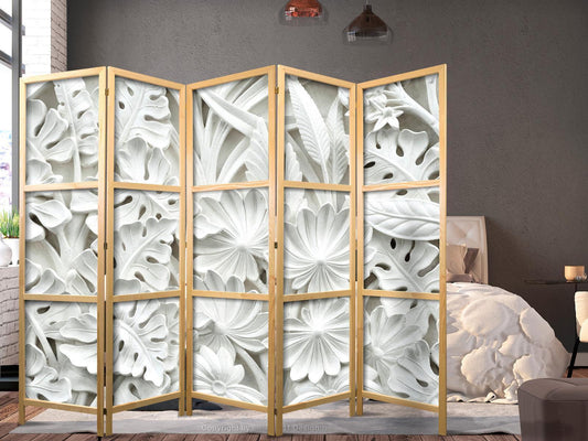 Japanischer Paravent - Alabaster Garden III