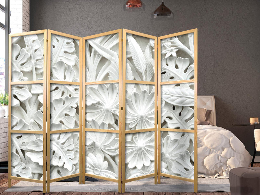 Japanischer Paravent - Alabaster Garden III