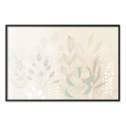 Poster - Pastel-Beige Meadow