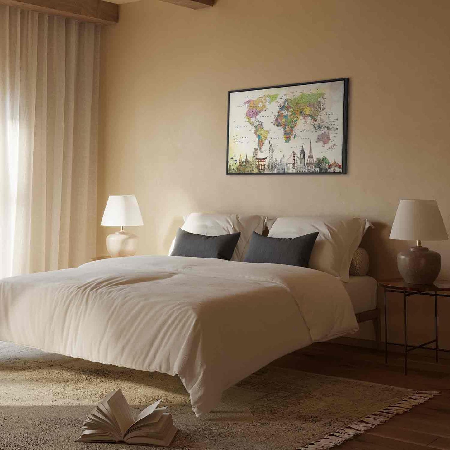 Leinwandbild - Wonders of the World (1 Part) Wide