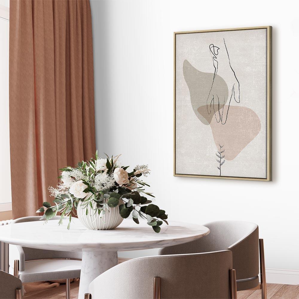 Leinwandbild - Delicate Touch (1 Part) Vertical