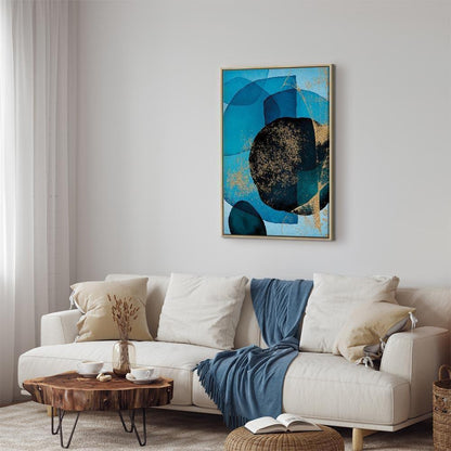 Leinwandbild - Ocean Kaleidoscope (1 Part) Vertical