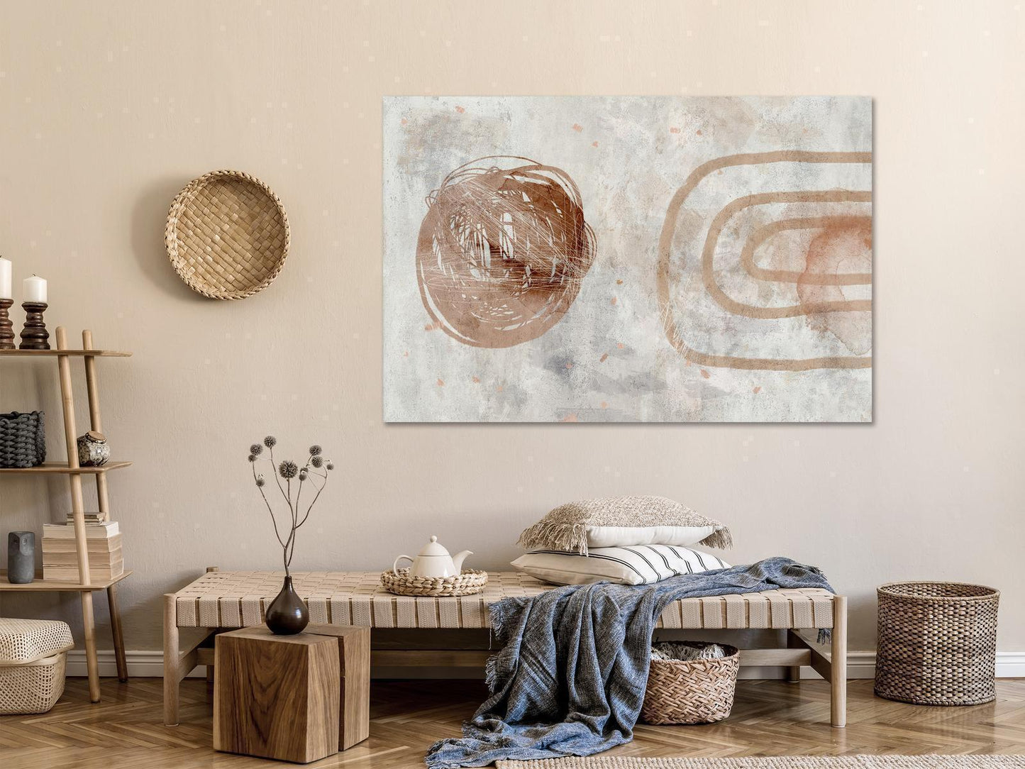 Leinwandbild - Pastel Sun (1 Part) Wide