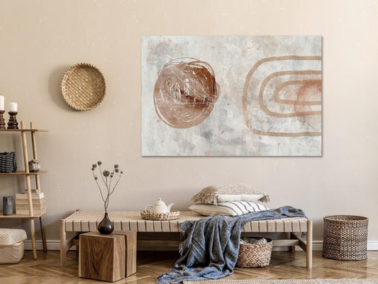 Leinwandbild - Pastel Sun (1 Part) Wide