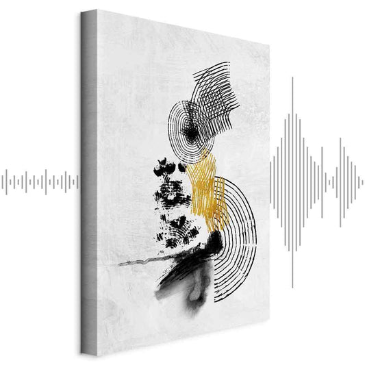 Leinwandbild - Landscape With the Sun (1 Part) Vertical