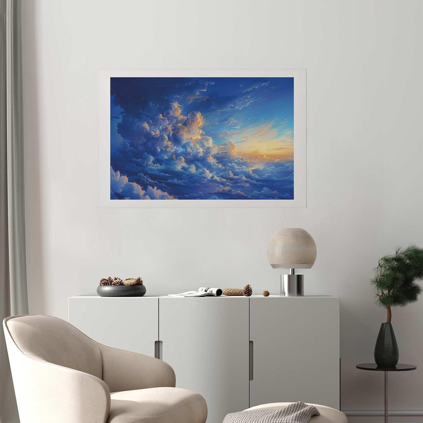 Poster - When the Sky Becomes Canvas: A Masterpiece of Nature in the Clouds