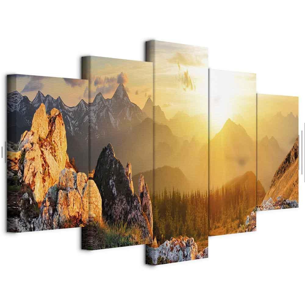 Leinwandbild - Sun Salutation