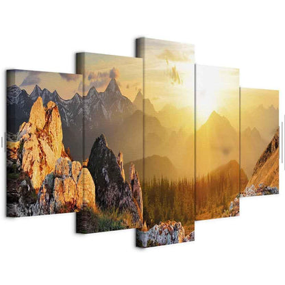 Leinwandbild - Sun Salutation