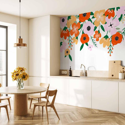 Fototapete - Colorful Bloom - First Variant