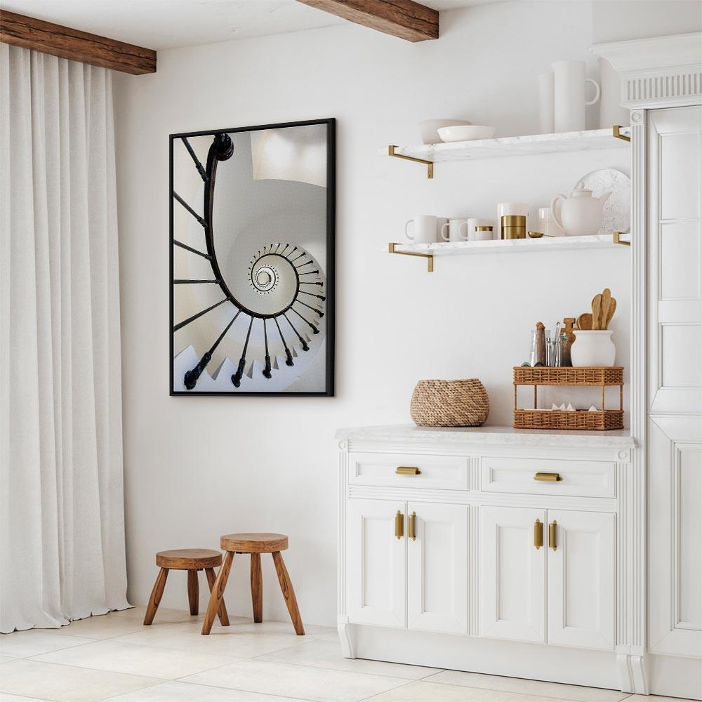 Leinwandbild - Endless Stairs (1 Part) Vertical