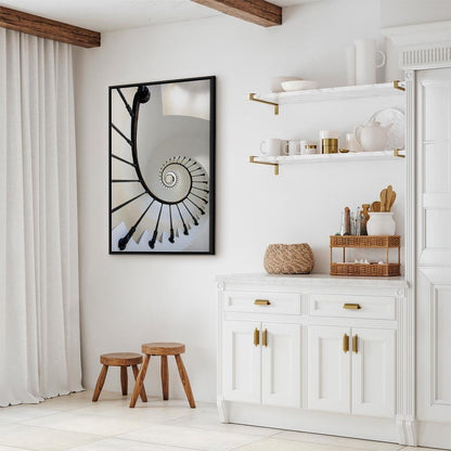 Leinwandbild - Endless Stairs (1 Part) Vertical