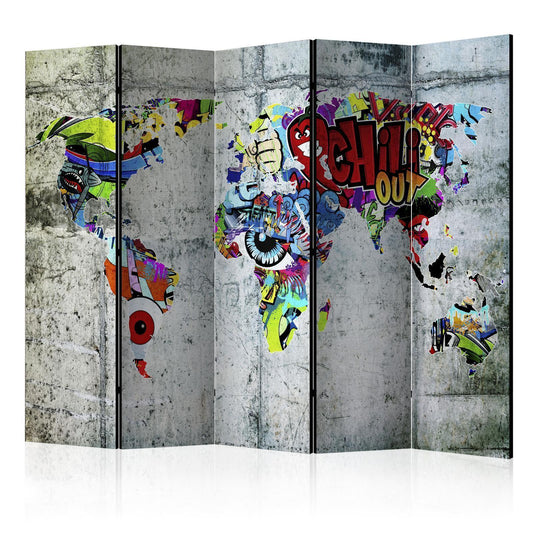 Paravent - Graffiti World Artgeist