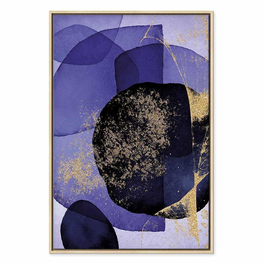 Leinwandbild - Purple Kaleidoscope (1 Part) Vertical