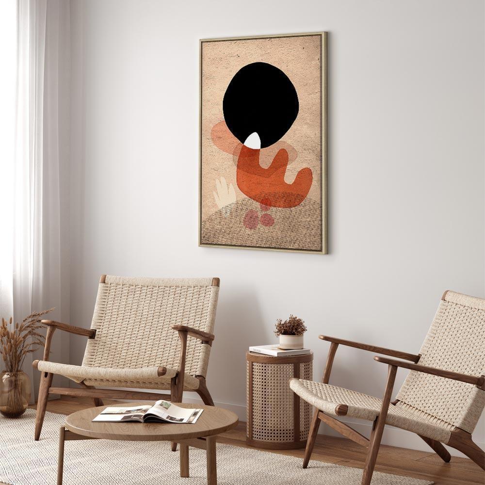 Leinwandbild - Black Stone (1 Part) Vertical