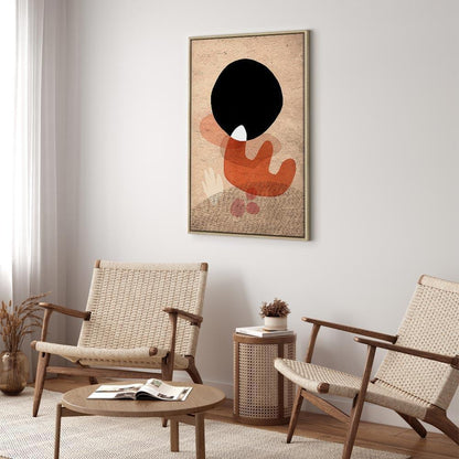 Leinwandbild - Black Stone (1 Part) Vertical