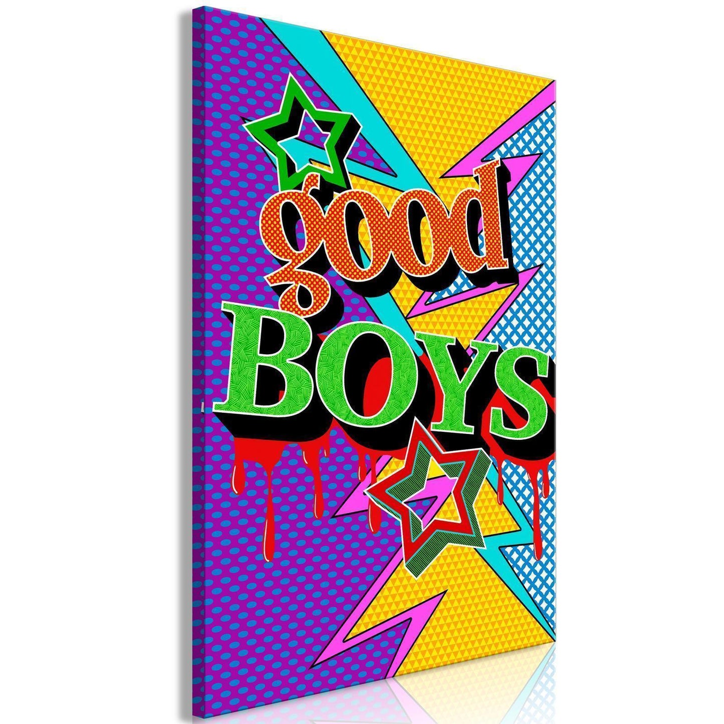 Leinwandbild - Good Boys (1 Part) Vertical Artgeist