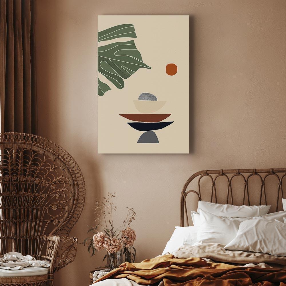 Leinwandbild - On the Sunny Terrace (1 Part) Vertical