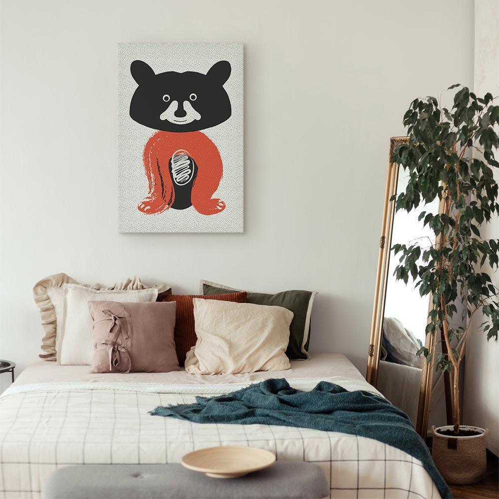 Leinwandbild - Nice Mr Raccoon (1 Part) Vertical