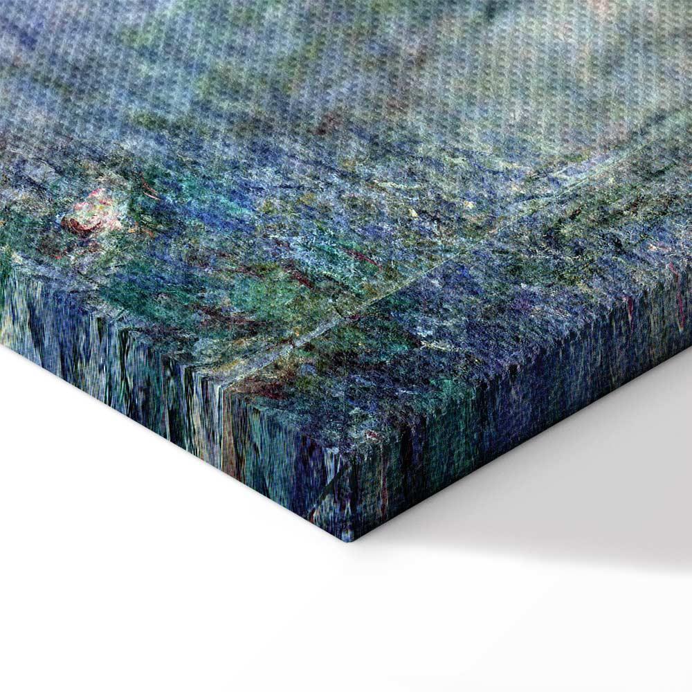 Leinwandbild - Claude Monet – The Water Lilies – Clear Morning with Willows