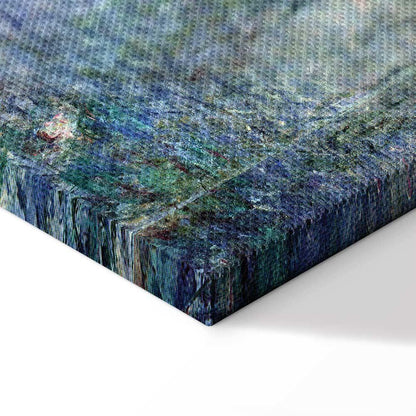 Leinwandbild - Claude Monet – The Water Lilies – Clear Morning with Willows
