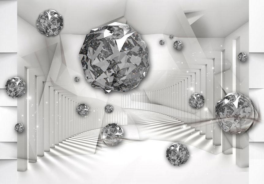 Diamond Chamber 3D-Fototapete auf Vlies

